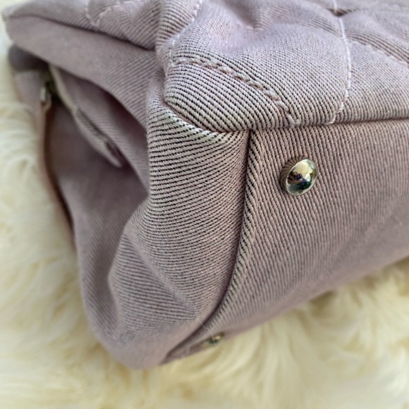Authentic rare denim light pink Chanel bag - Picture 10 of 13